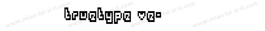 华文新魏 常规truetype ve字体转换